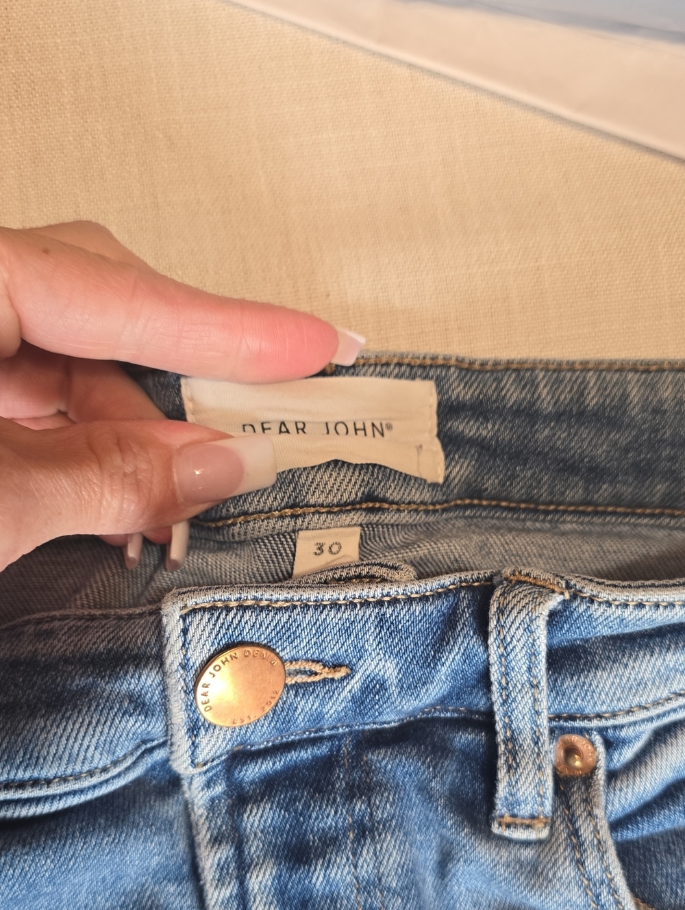 Dear John Light Blue High Rise Jeans